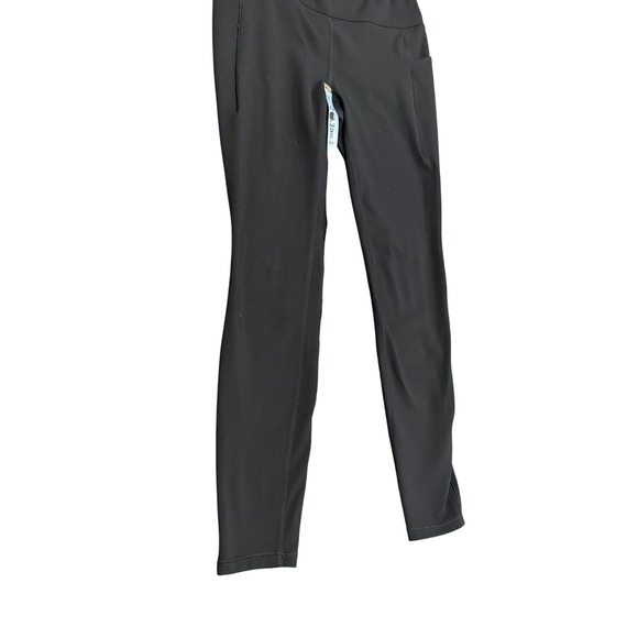 Spyder Active Womens Black Athletic Leggings Pockets High Waisted Size S - Picture 5 of 6